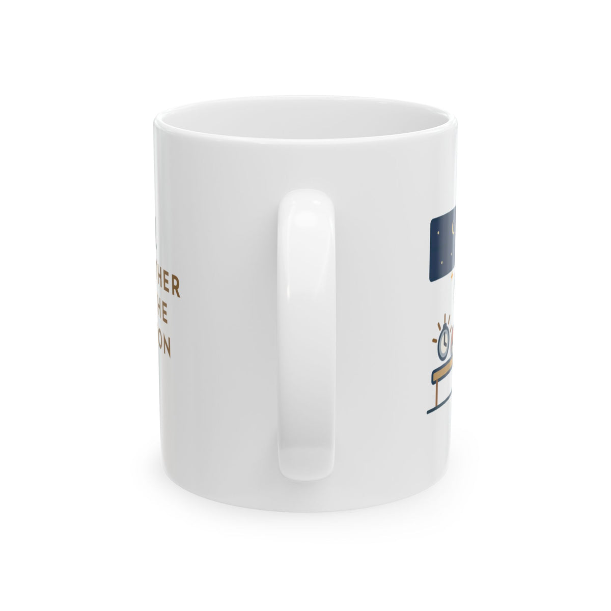 Adult Education Teacher Coffee Mug 11oz - A Grandmother Finished the Math Section First