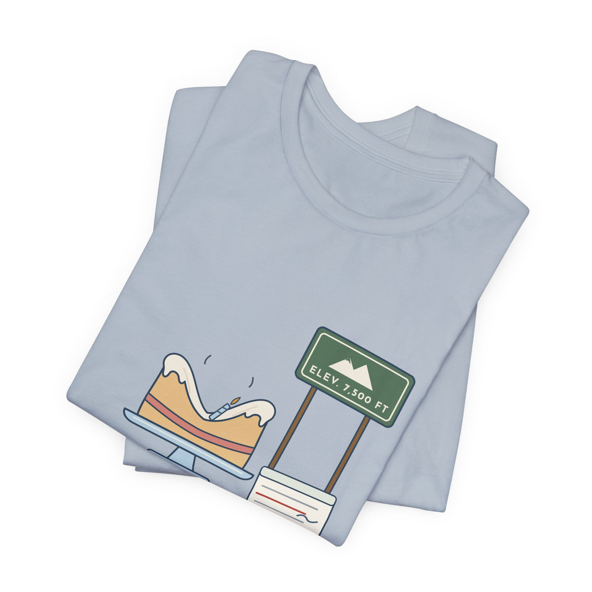 High-Altitude Baking T-Shirt - Adjusted for Altitude. Still Flat. Colorado Baker Tee