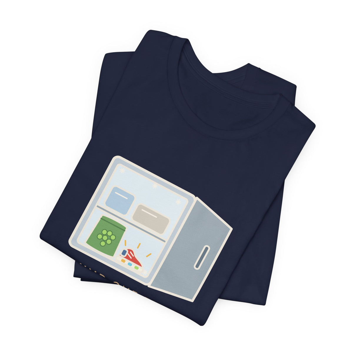 Funny Toddler Parent T-Shirt - Found One Tiny Shoe in the Freezer, Next to the Peas