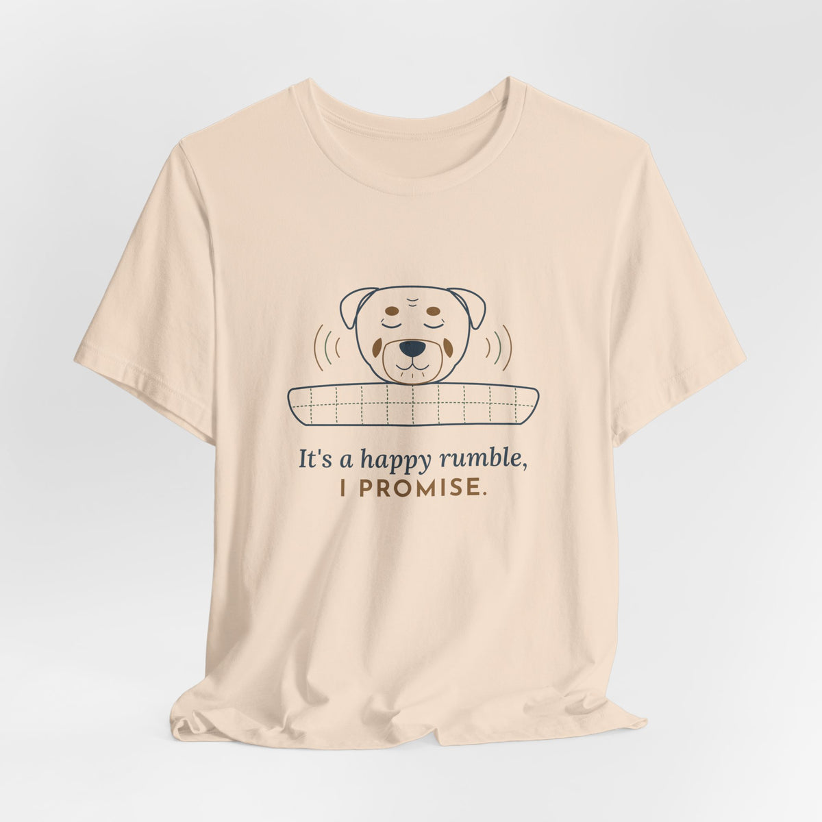 Rottweiler T-Shirt - It's a Happy Rumble, I Promise Gentle Rottie Owner Tee