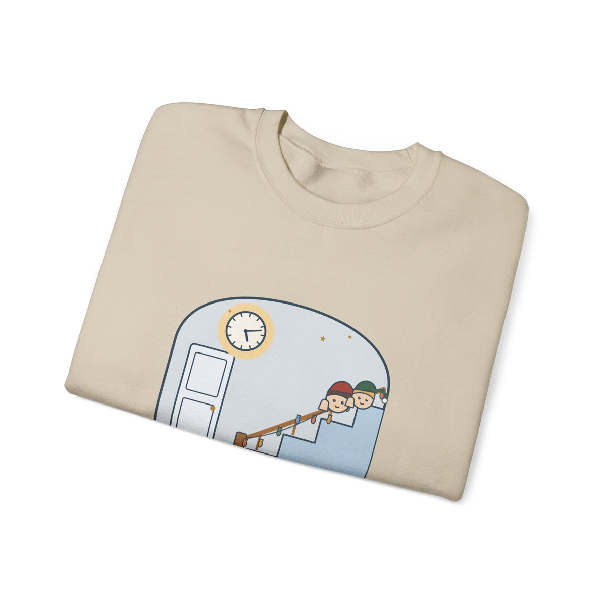 Christmas Morning Crewneck Sweatshirt - Christmas Starts at Six. Not 5:12.