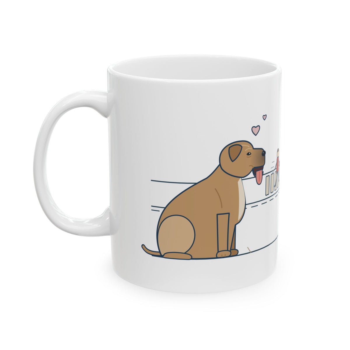 Cane Corso Coffee Mug - Strangers Cross the Street. I Was Going to Lick Them.