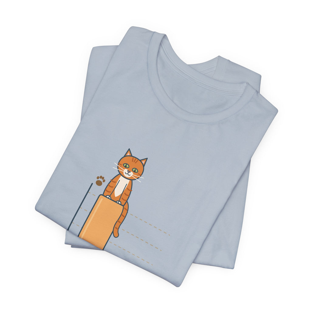 Orange Cat T-Shirt - Statistically, I'm a Boy. Funny Ginger Cat Owner Tee