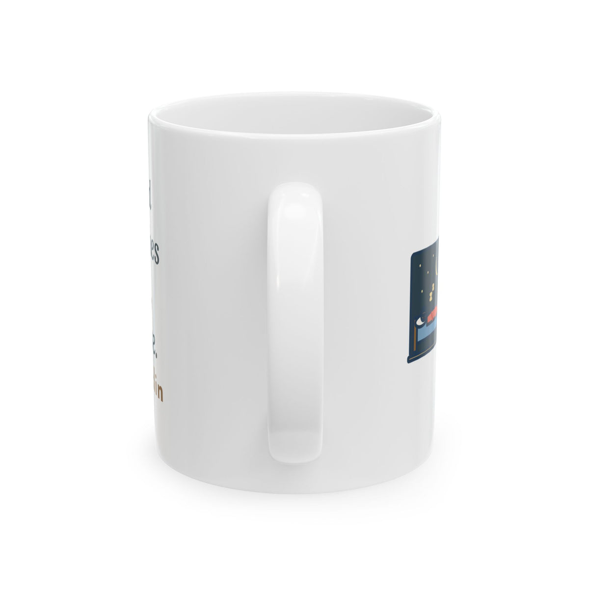 Franklin Wisdom Quote Mug, Early to Bed and Early to Rise, Early Riser Moon and Rooster Coffee Mug 11oz