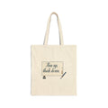 Calligraphy Tote Bag - Thin Up, Thick Down. Pointed Pen Lettering Supply Bag