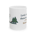 Shakespeare Humor Quote Mug, Lord, What Fools These Mortals Be, Whimsical Mushroom Sprite Coffee Mug 11oz