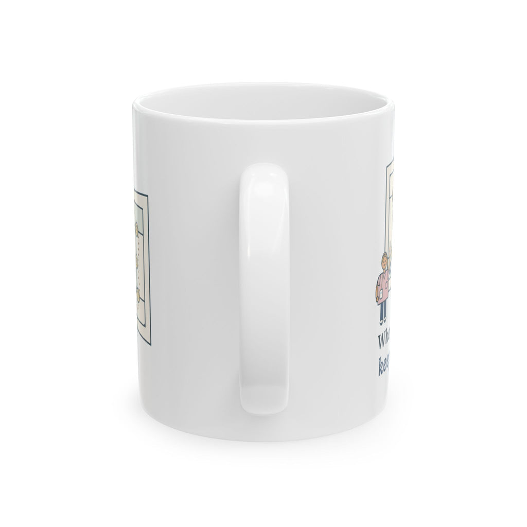Float Nurse Coffee Mug - Where Does This Unit Keep the Flushes? Nurse Gift