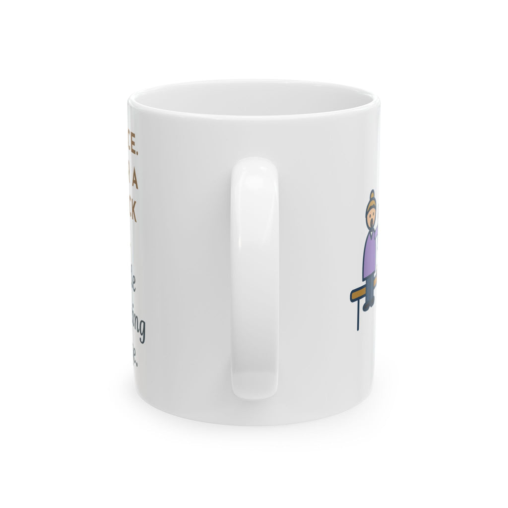 Makerspace Coffee Mug - Asked for a Bridge, Got a Castle