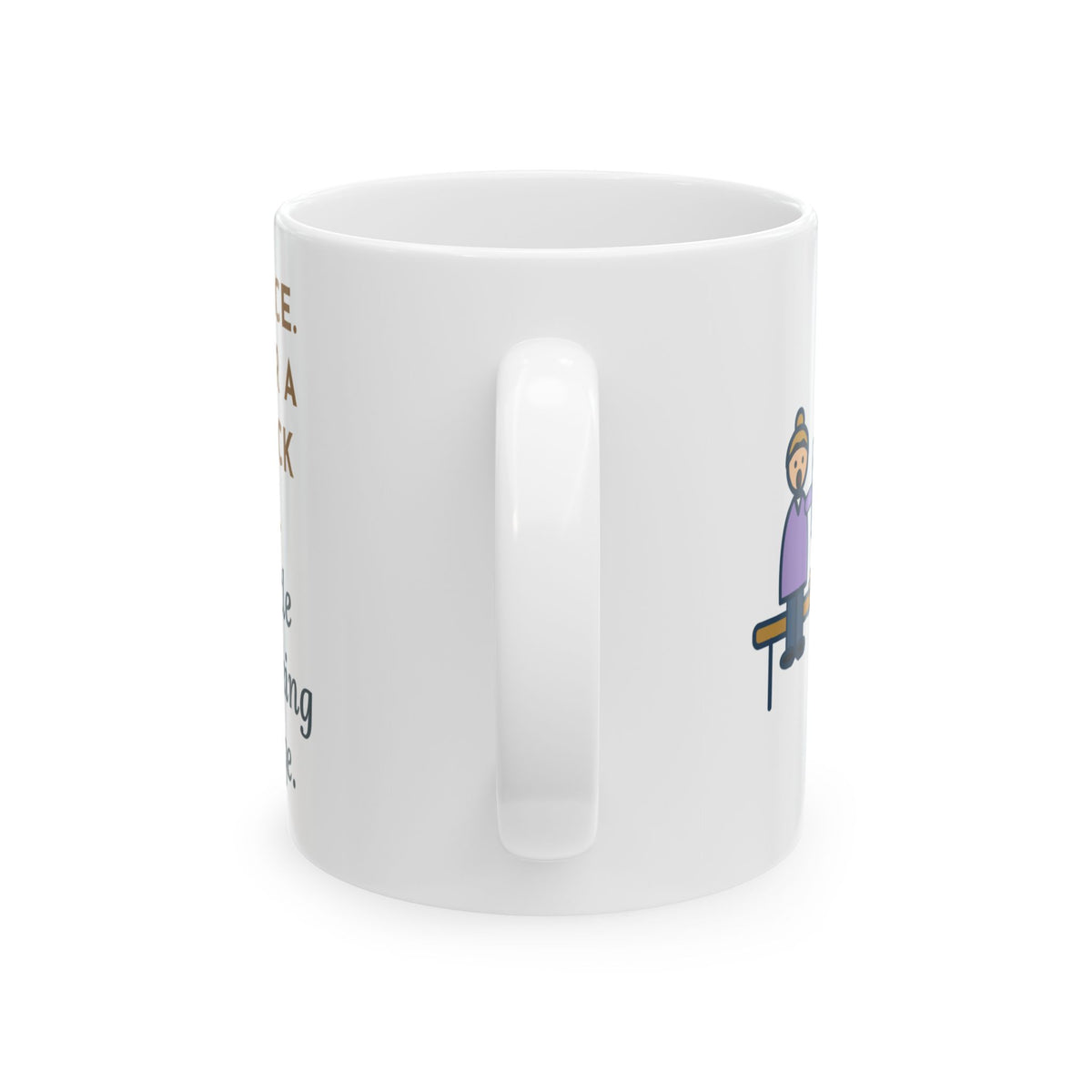 Makerspace Coffee Mug - Asked for a Bridge, Got a Castle