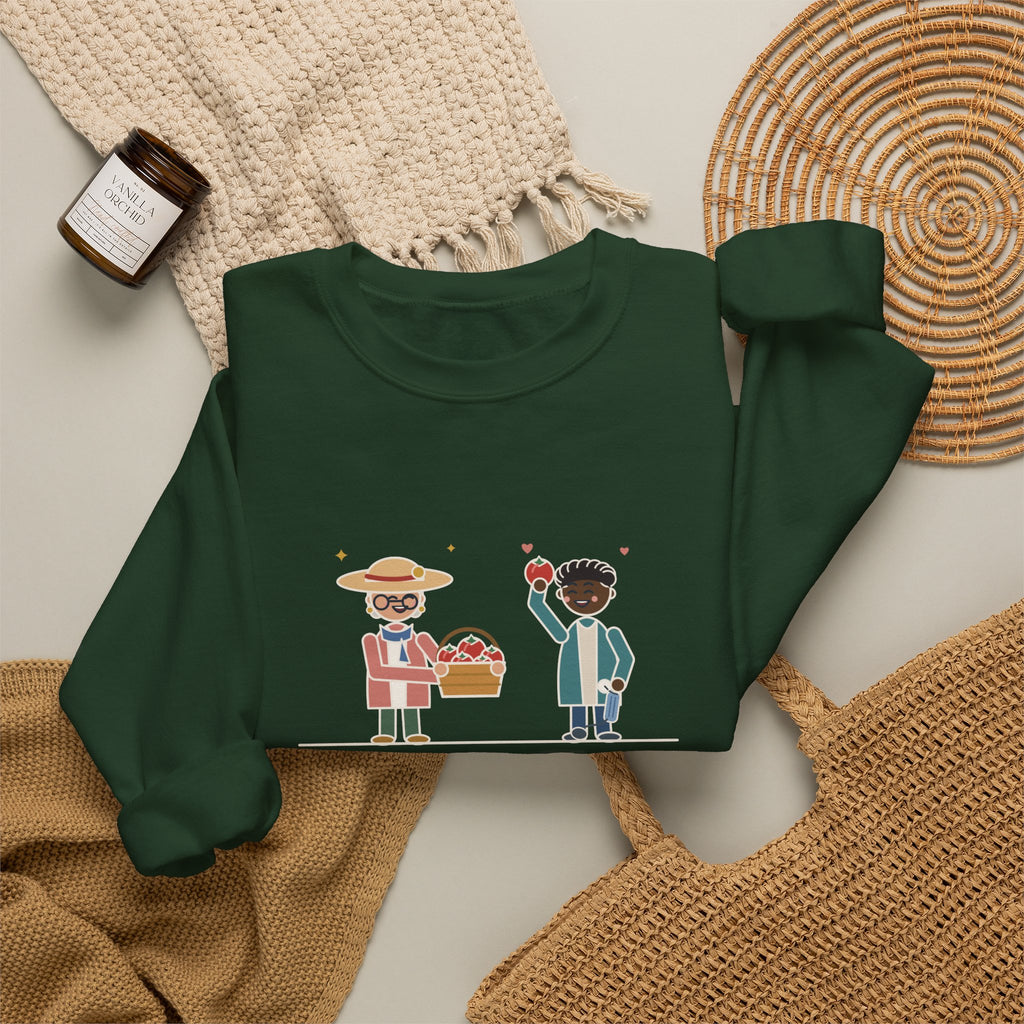 Geriatric Primary Care Nurse Crewneck Sweatshirt - Checkup Day Garden Tomatoes Gift