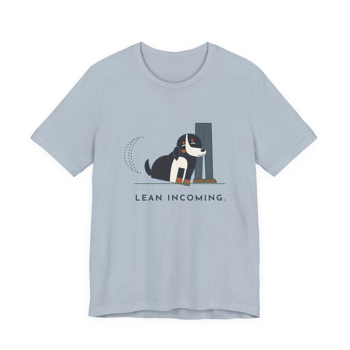 Bernese Mountain Dog T-Shirt - Lean Incoming Funny Berner Lean Tee