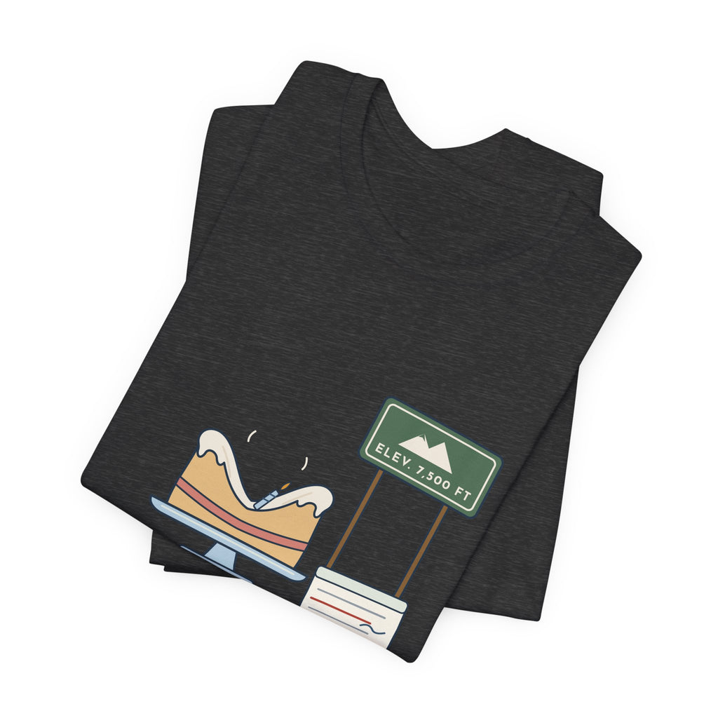 High-Altitude Baking T-Shirt - Adjusted for Altitude. Still Flat. Colorado Baker Tee