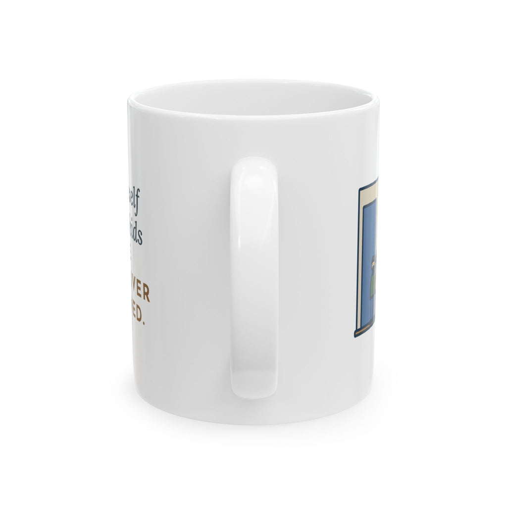 Kuvasz Coffee Mug 11oz - Stood Between the Kids and the Delivery Driver Until I Signed