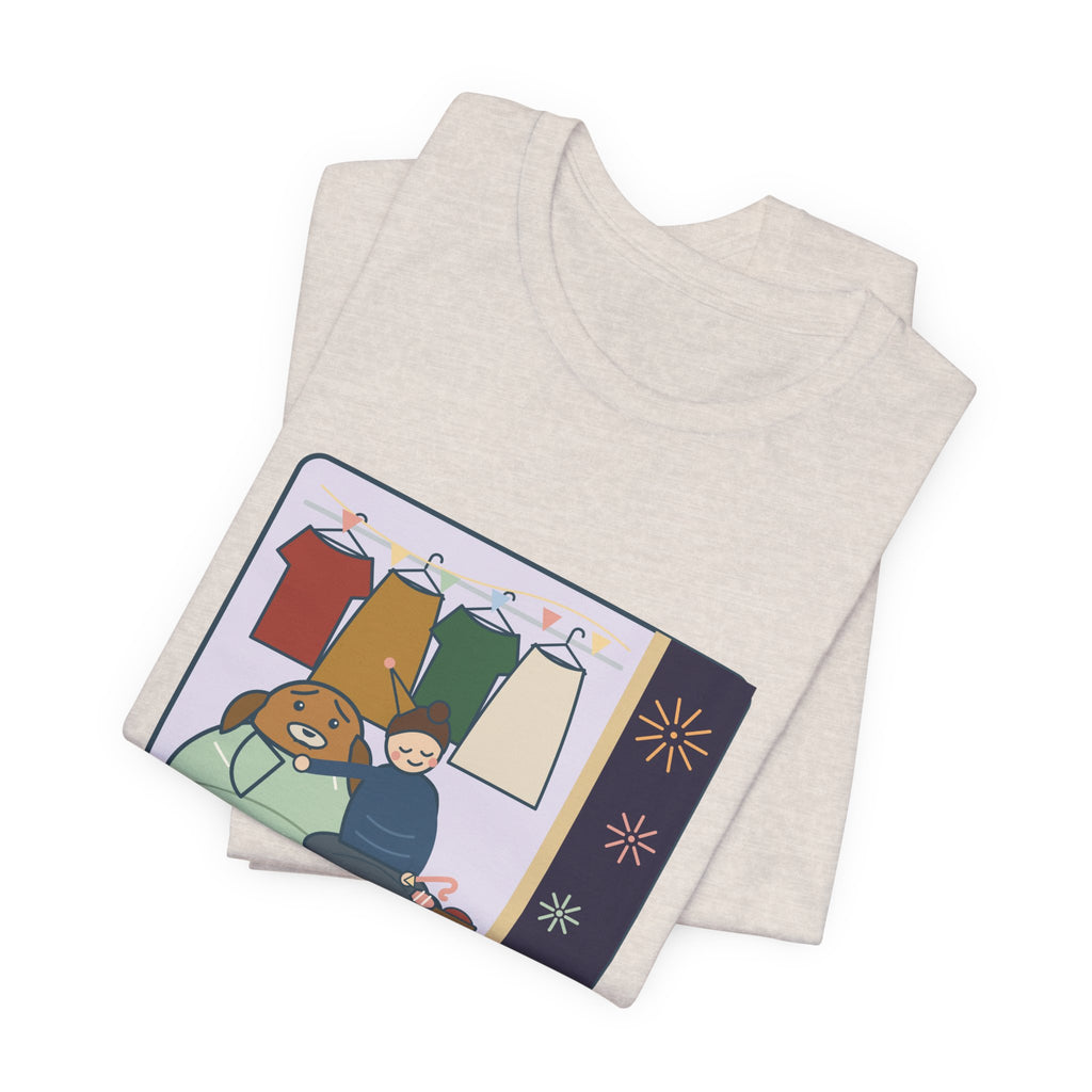 New Year 2027 Dog Owner T-Shirt - Rang in 2027 in the Closet with the Dog Funny NYE Tee