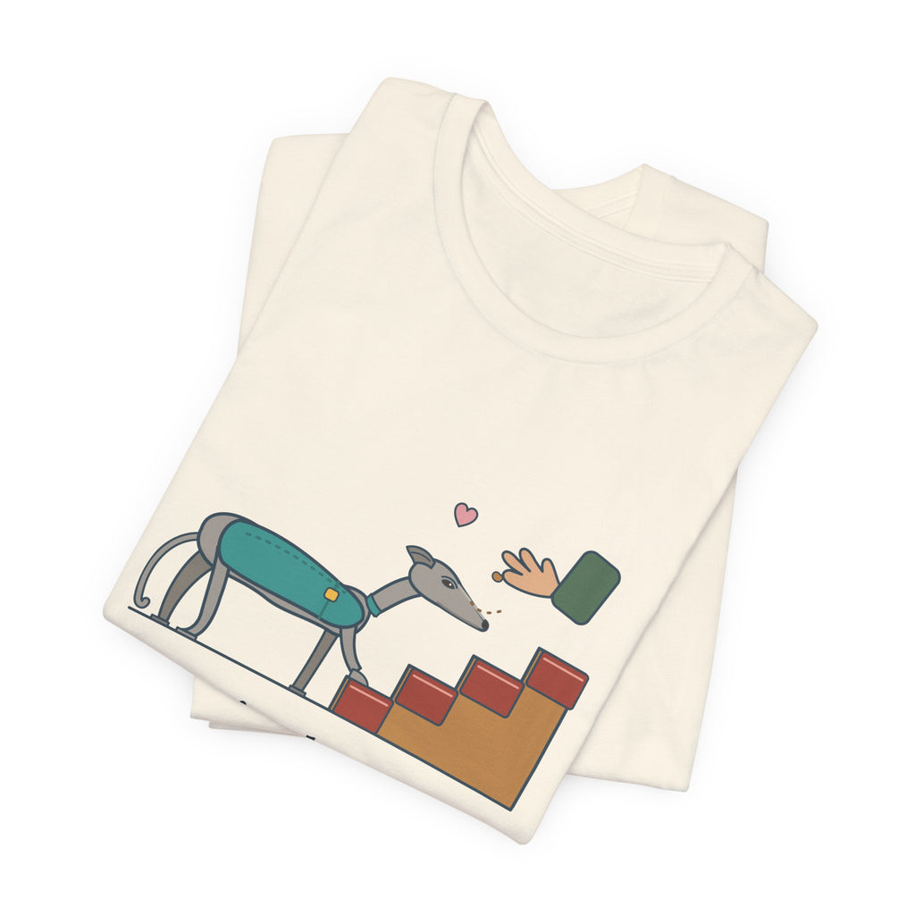 Greyhound T-Shirt - Retired Racer. Stairs Are the New Event. Greyhound Adopter Tee