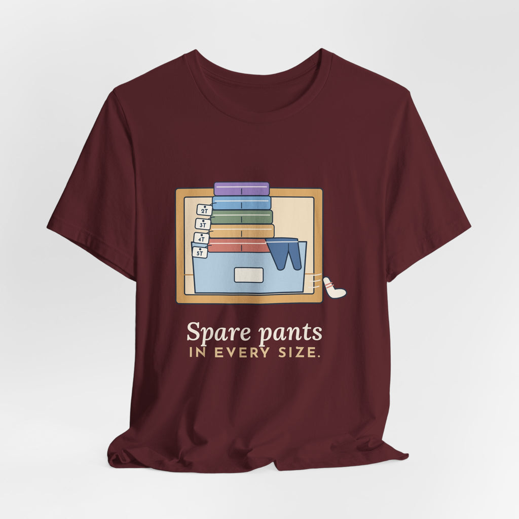 Preschool Teacher T-Shirt - Spare Pants in Every Size. Pre-K Teacher Tee