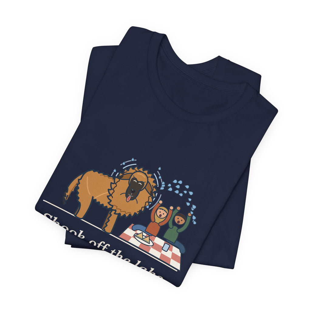 Leonberger T-Shirt - Shook Off the Lake Right Next to the Picnic Blanket