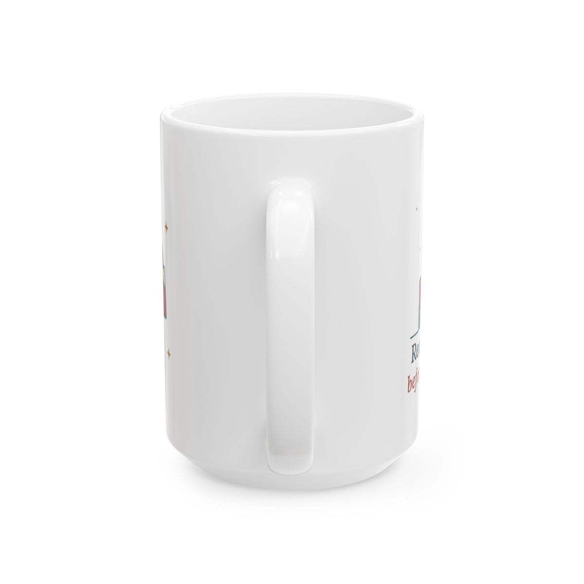 Large 15oz Reader Mug - Read Every Book Before I Wrapped It Holiday Book Lover Gift