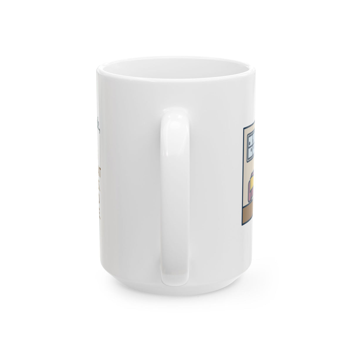 Day Nine, The Kids Asked Which Day It Was, I Checked My Phone 15oz Mug, Large Funny Winter Break Coffee Mug