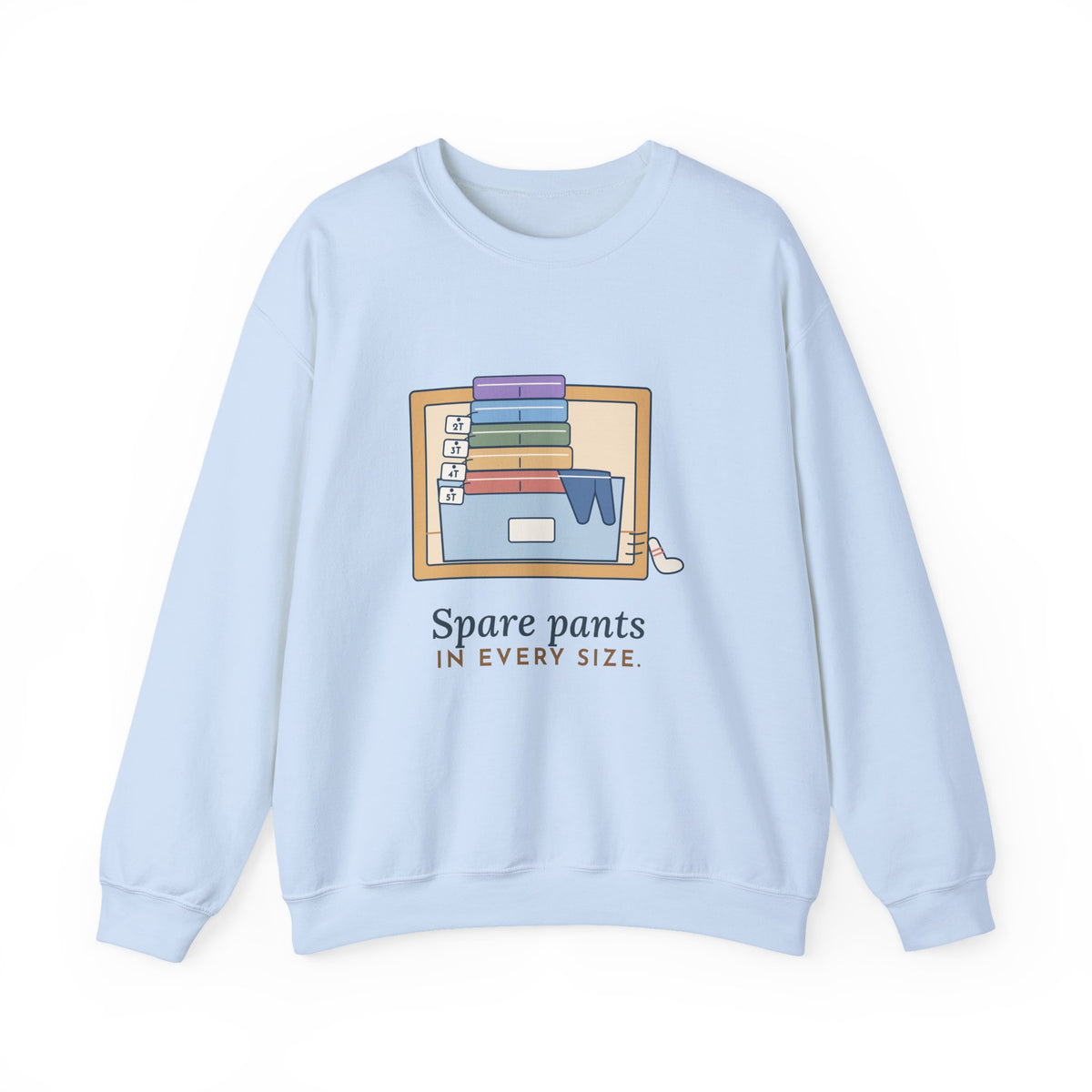 Preschool Teacher Crewneck Sweatshirt - Spare Pants in Every Size Gift