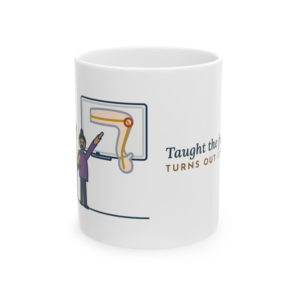 Anatomy & Physiology Teacher Coffee Mug - Funny Bone, Turns Out It's a Nerve