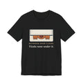 Vizsla T-Shirt - Bathroom Door Closed, Vizsla Nose Under It Funny Dog Owner Tee