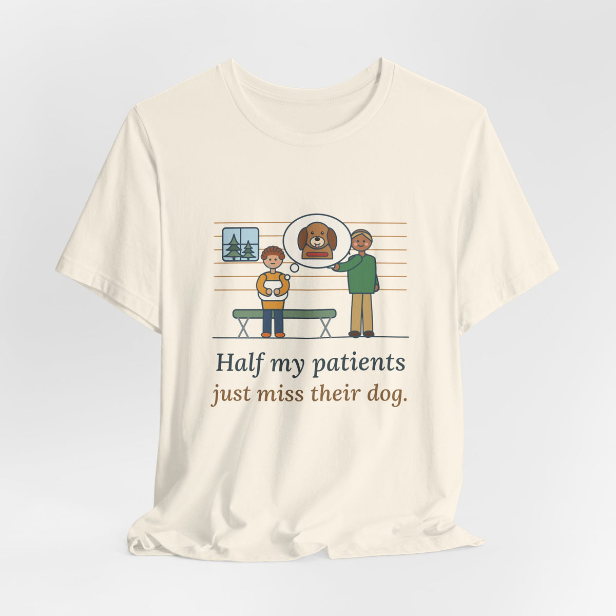 Camp Nurse T-Shirt - Half My Patients Just Miss Their Dog, Summer Camp Nurse Tee