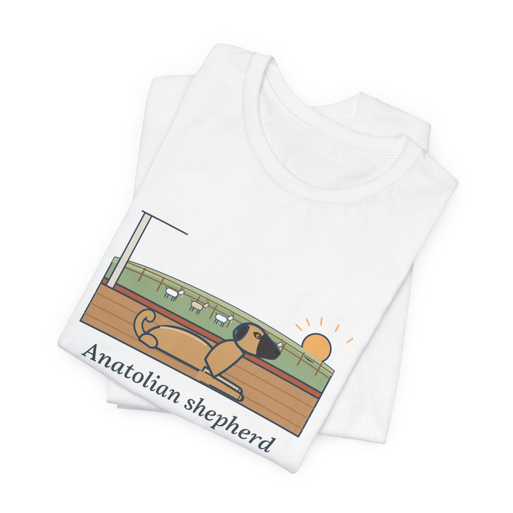 Anatolian Shepherd T-Shirt - On the Porch All Night, Every Goat Accounted For