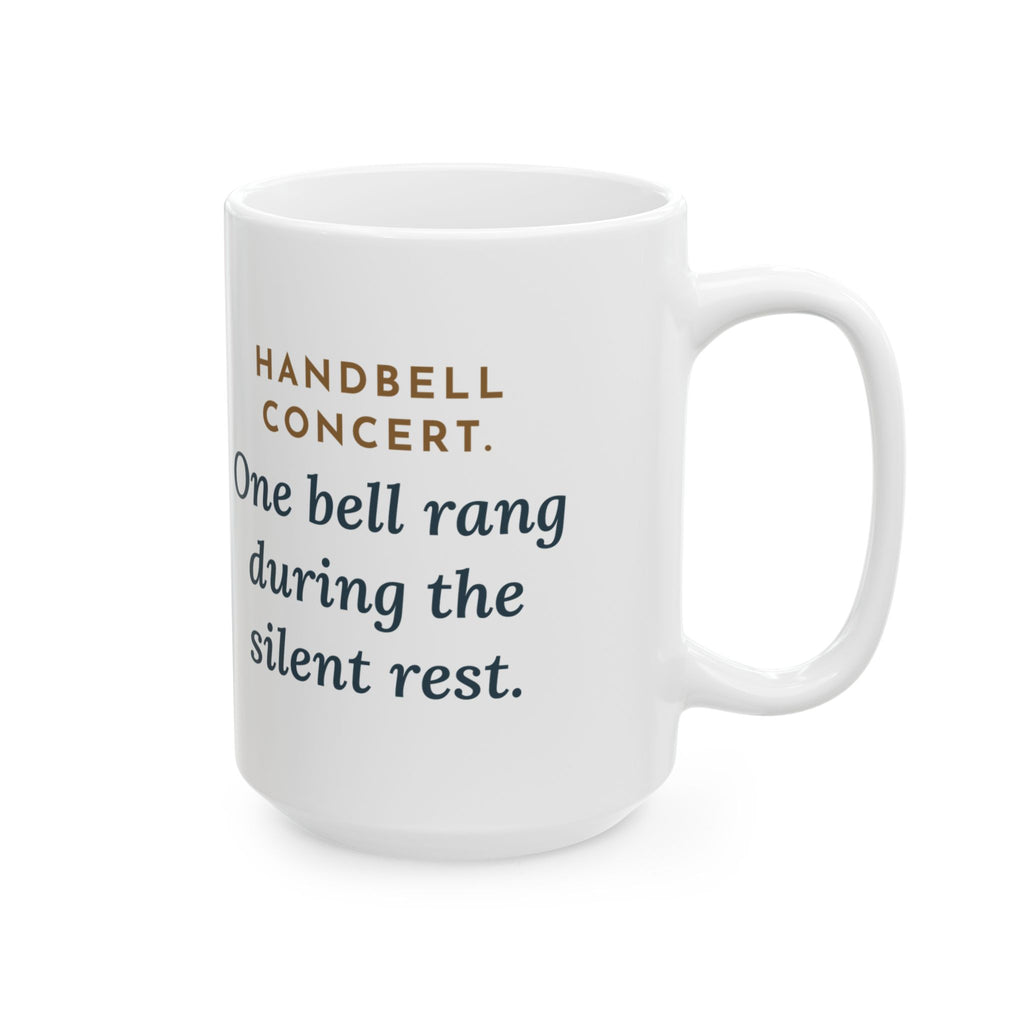 Large Handbell Choir Mug 15oz - The Silent Rest That Wasn't Silent