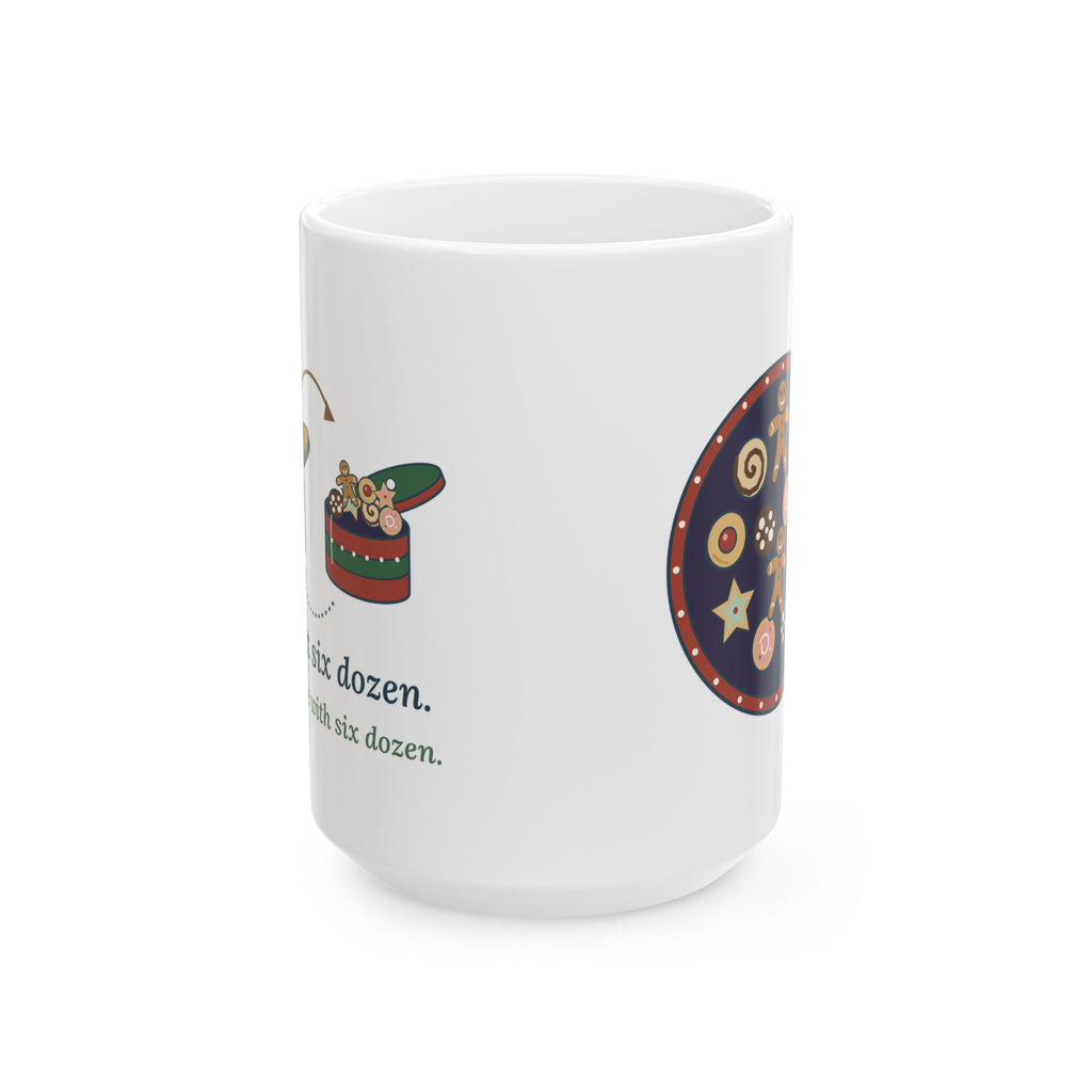 Large 15oz Cookie Exchange Mug - Brought Six Dozen. Went Home With Six Dozen.