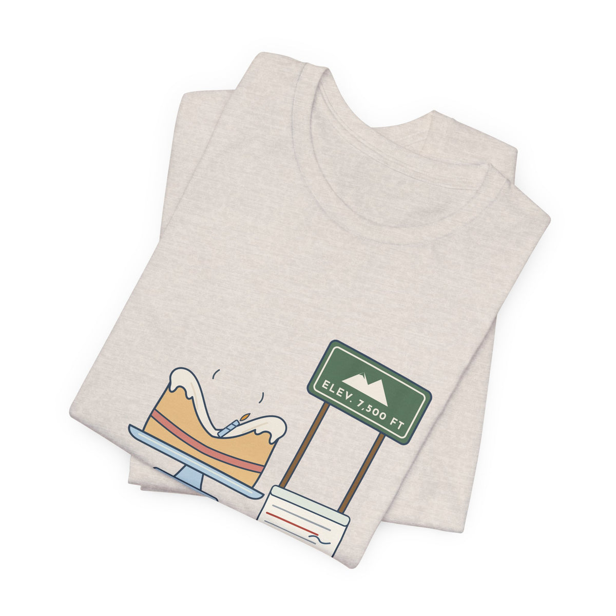 High-Altitude Baking T-Shirt - Adjusted for Altitude. Still Flat. Colorado Baker Tee
