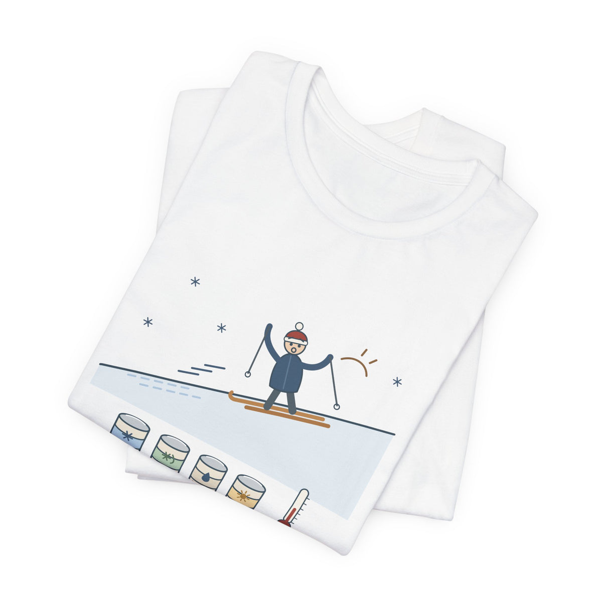 Cross-Country Ski T-Shirt - I Guessed the Wax Wrong. Funny Classic Skiing Tee