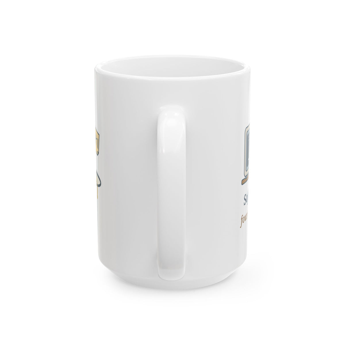 Large 15oz Home Baker Mug - Softening Butter Four Seconds at a Time. Baking Gift