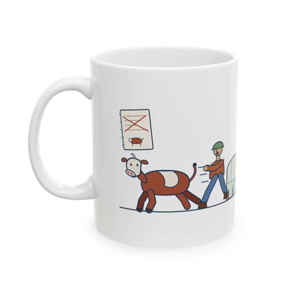 Ag Teacher Coffee Mug 11oz - Lesson Plan: The Heifer Got Out, Agriculture Teacher Gift
