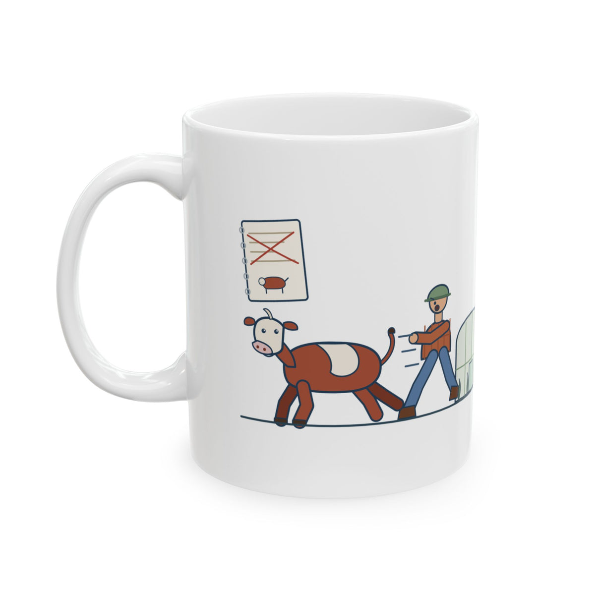 Ag Teacher Coffee Mug 11oz - Lesson Plan: The Heifer Got Out, Agriculture Teacher Gift