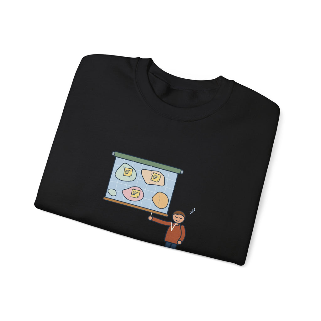 Geography Teacher Crewneck Sweatshirt - Three Countries Renamed Since Printing Classroom Map