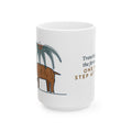 Large 15oz Bull Terrier Mug - Slow Motion Trancing Under the Ferns Dog Owner Gift