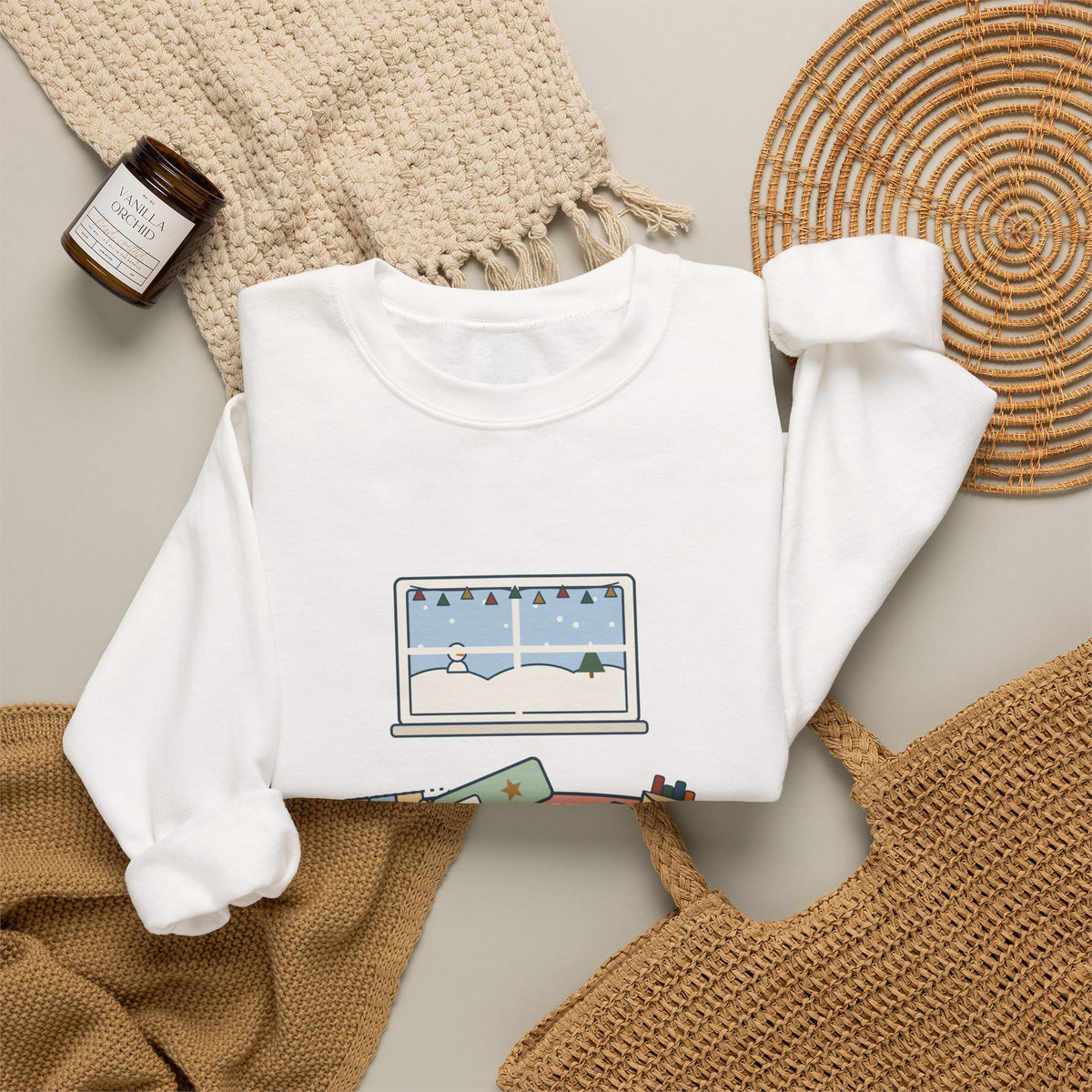 Elementary Teacher Crewneck Sweatshirt - Indoor Recess, Second Week. Send Board Games.