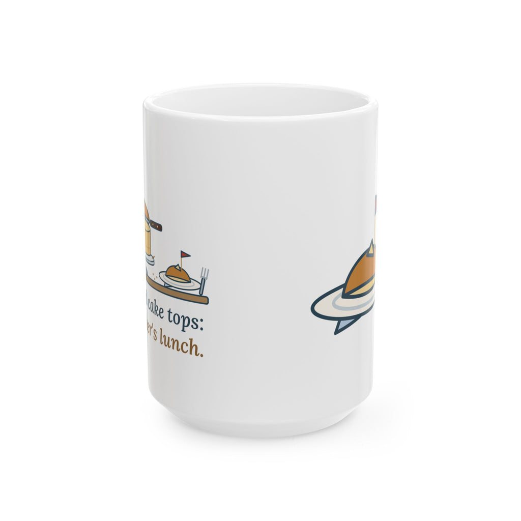 Large 15oz Cake Decorator Mug - Leveled Cake Tops: The Baker's Lunch