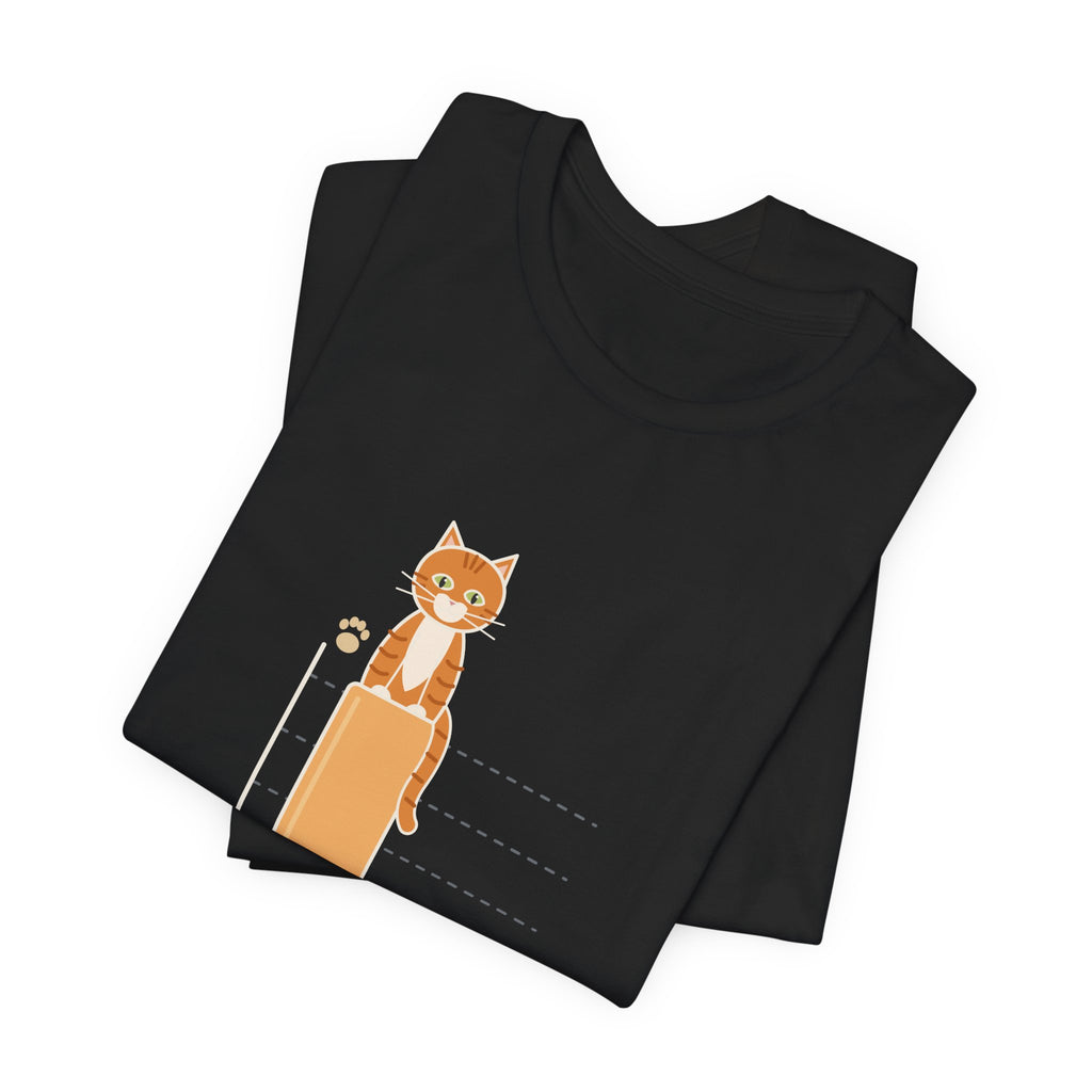 Orange Cat T-Shirt - Statistically, I'm a Boy. Funny Ginger Cat Owner Tee