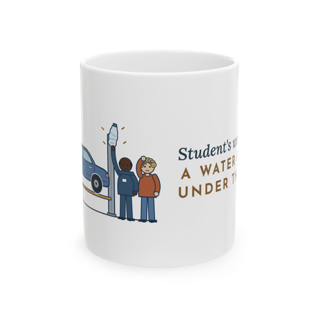 High School Automotive Technology Teacher Mug 11oz - The Weird Noise Was a Water Bottle
