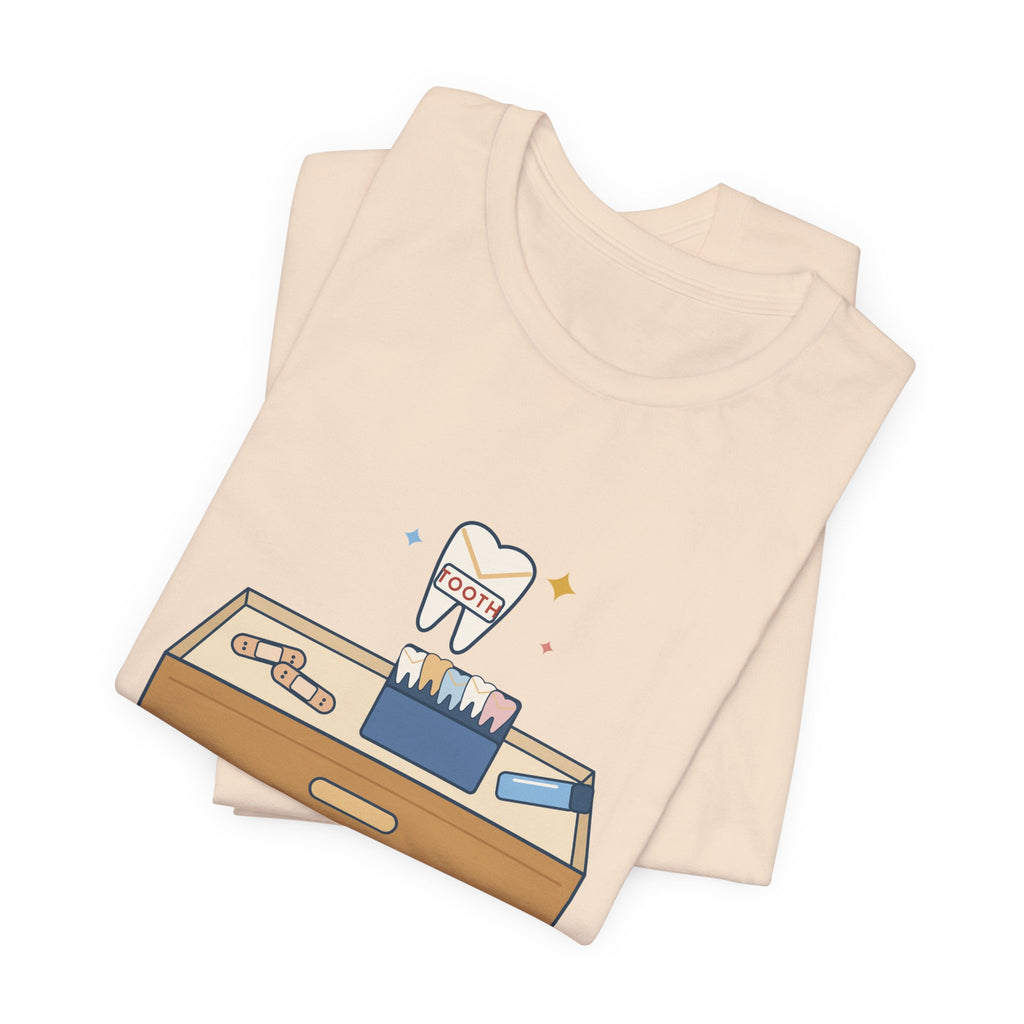 1st Grade Teacher T-Shirt - Tooth Fell Out? I Have an Envelope for That. Primary Teacher Tee
