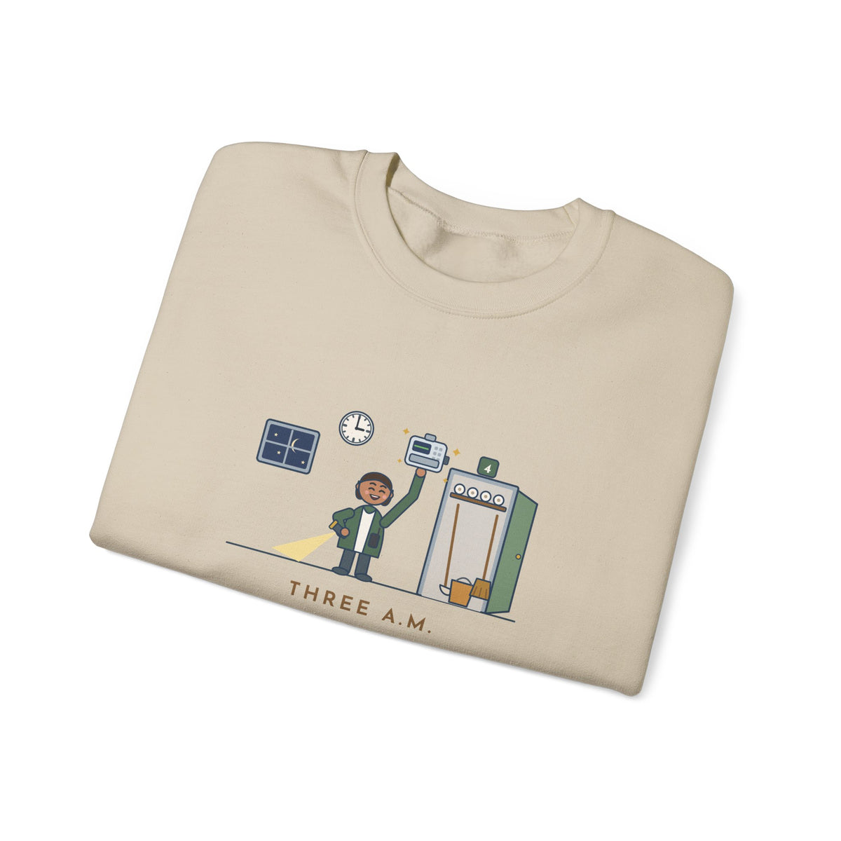 Night House Supervisor Nurse Crewneck Sweatshirt - Last IV Pump in the Broom Closet Gift