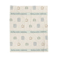 Book Lover Blanket - Reading Weather, Indefinitely Velveteen Plush Throw for Readers