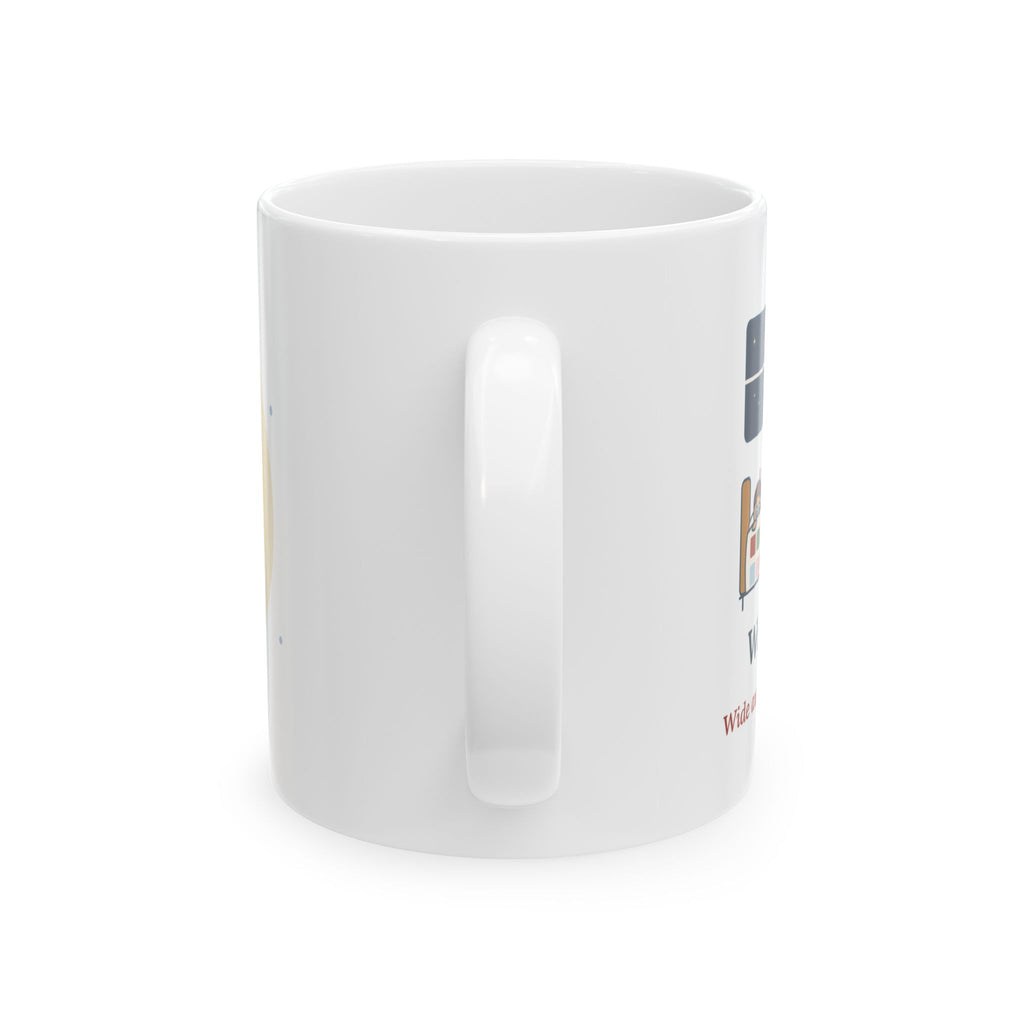 Winter Break Teacher Coffee Mug for Any K-12 Teacher - Wide Awake at Bus-Duty O'Clock