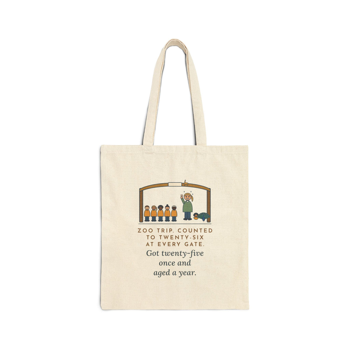 Field Trip Teacher Tote Bag - Zoo Trip Head Count