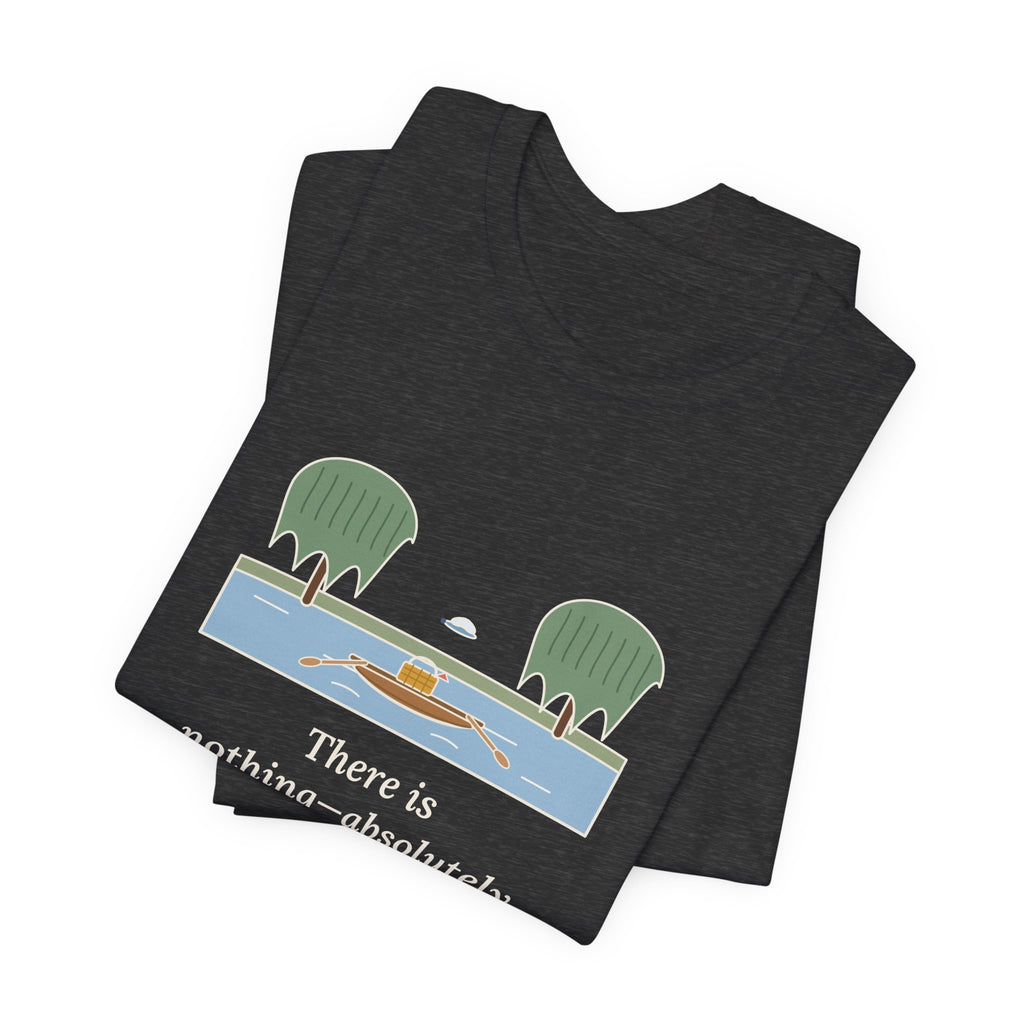 Grahame Quote T-Shirt, Simply Messing About in Boats, Boating River Rowboat Tee