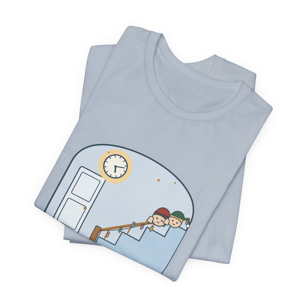 Funny Christmas T-Shirt - Christmas Starts at Six. Not 5:12. Parent Tee