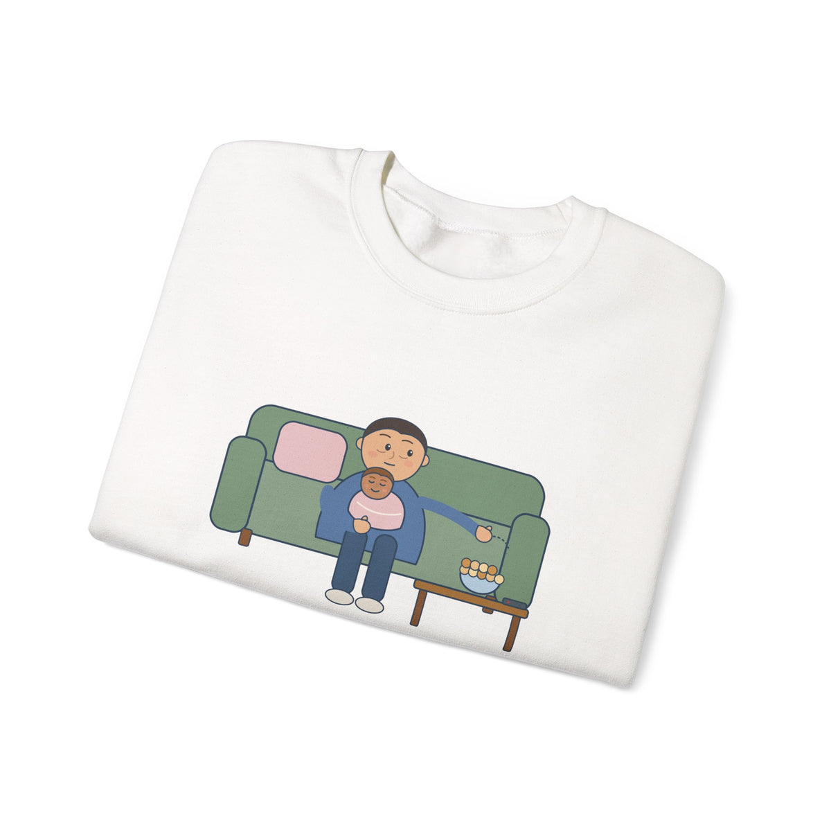 New Parent Crewneck Sweatshirt - Pinned Under a Contact Nap. Send Snacks.