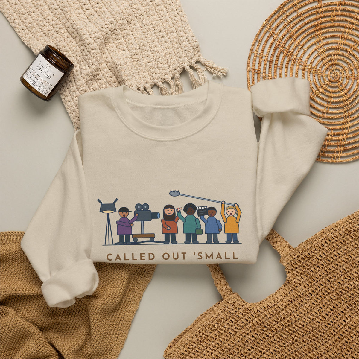 Film Set Nurse Crewneck Sweatshirt - Small Cut, Whole Crew Froze